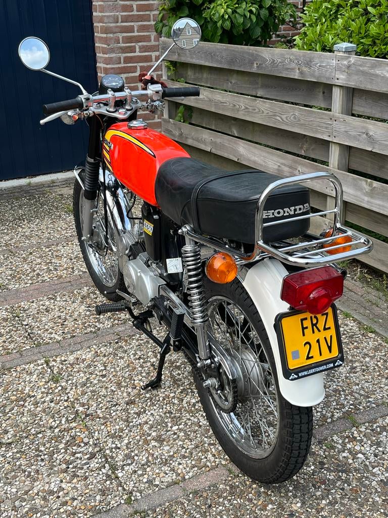Honda SS50 - 1977 - Volledig omgebouwd naar 12V, Fietsen en Brommers, Brommers | Honda, Ophalen, Gebruikt, Maximaal 45 km/u, Overige modellen