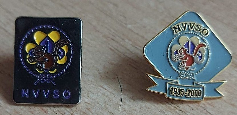 scouting 2 PIN speldjes vd Ned.Verzamelaars vereniging NVVSO, Ophalen of Verzenden, Nieuw, Embleem, Speld of Insigne