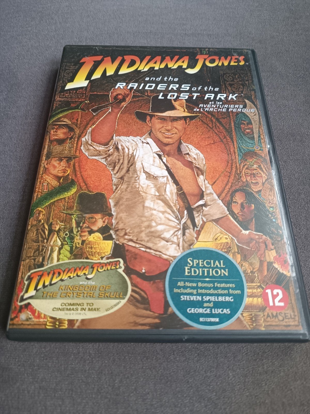 Indiana Jones and the raiders of the lost ark - dvd, Vanaf 12 jaar, Ophalen of Verzenden, Zo goed als nieuw