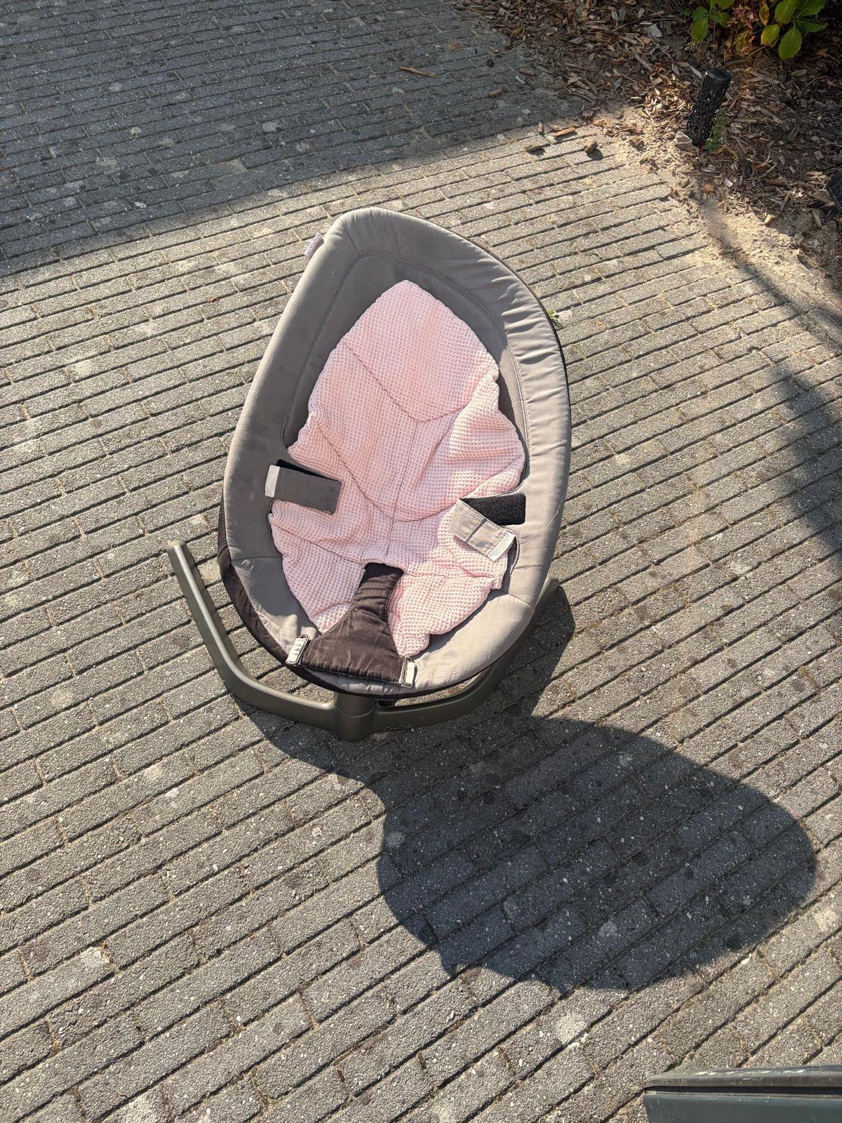 Nuna Leaf wipstoel grijs, Ophalen, Zo goed als nieuw