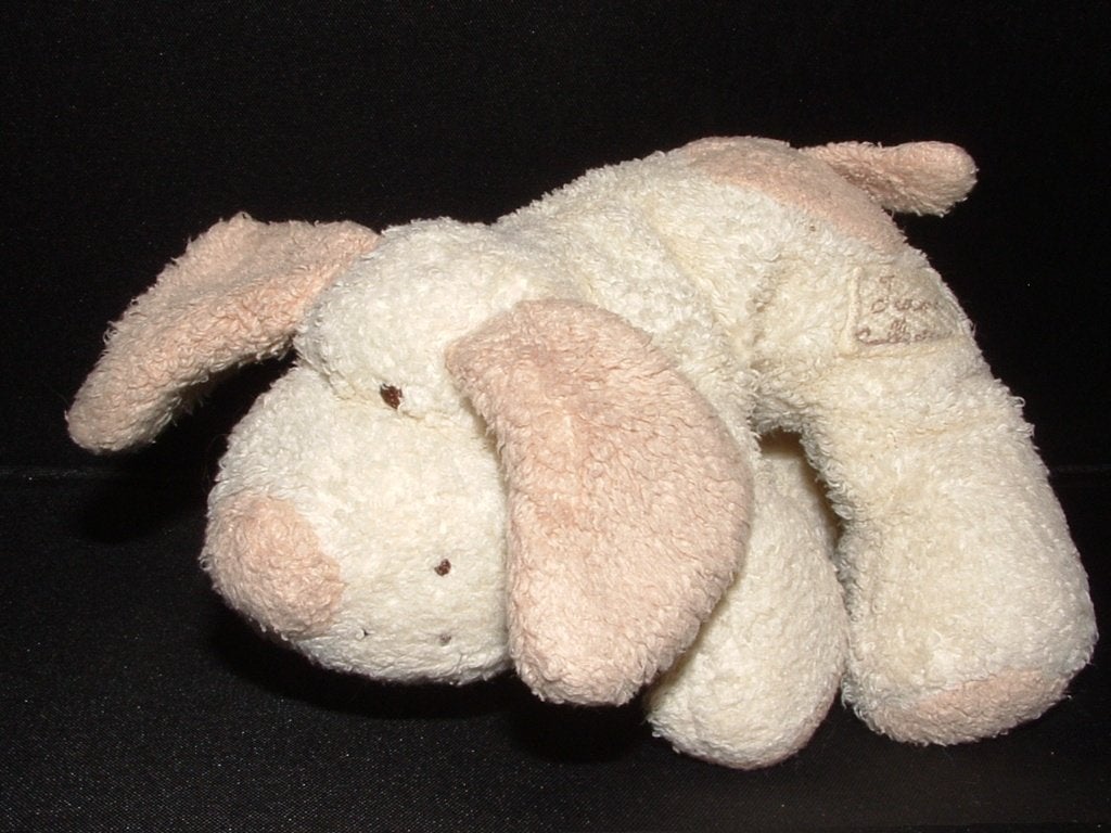 TIAMO HOND SPIKKEL KLEIN ZACHTE BADSTOF WIT MET BEIGE OREN, Ophalen of Verzenden, Nieuw, Overige typen