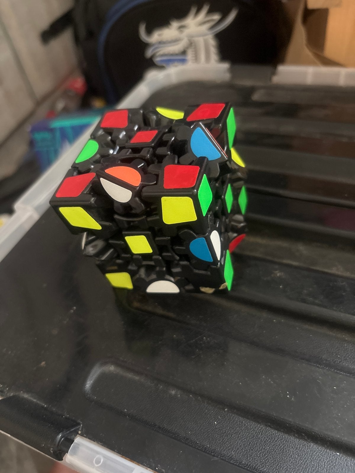 Rubiks Kubus Gear Cube, Ophalen of Verzenden, Gebruikt