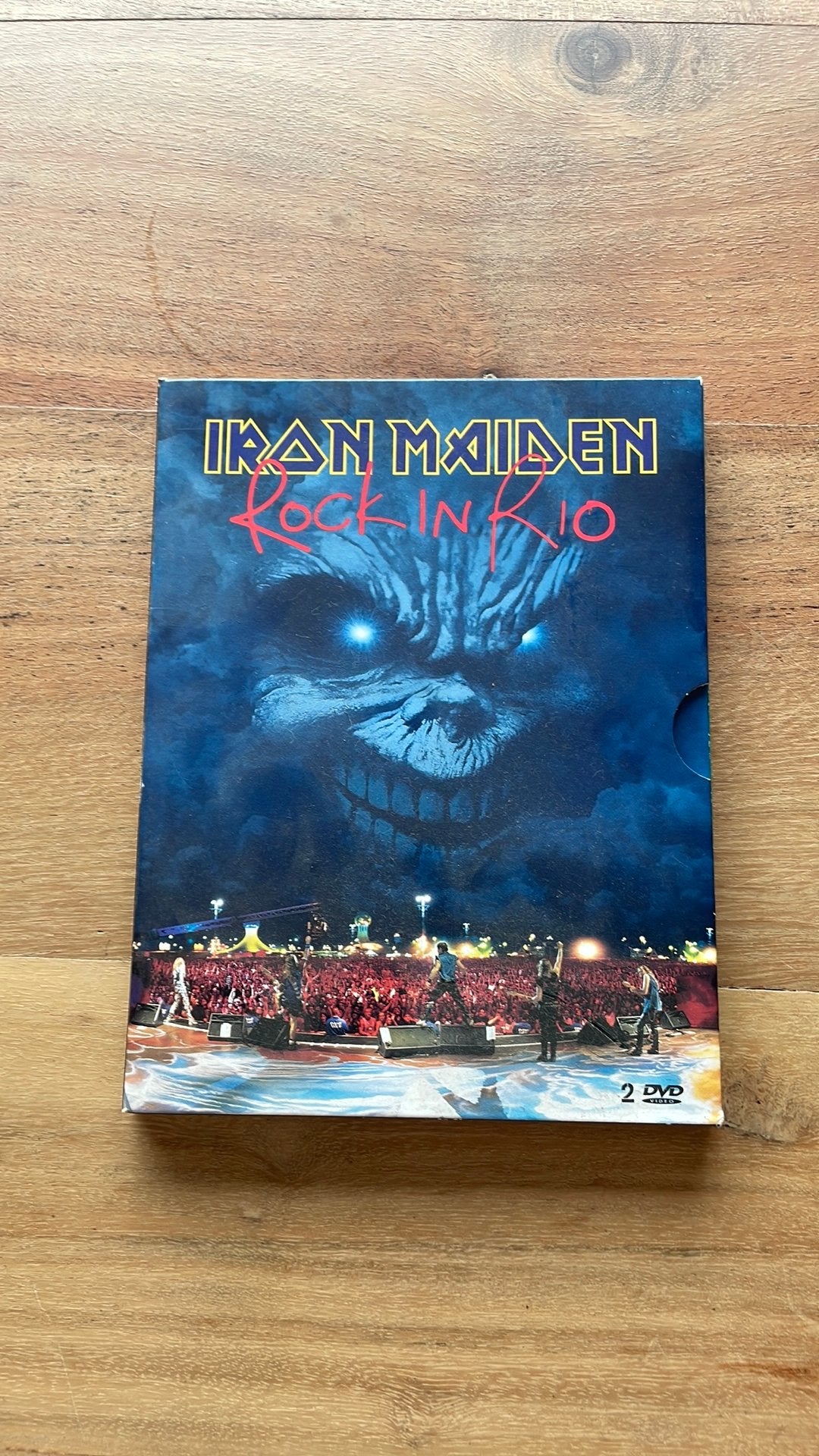 Iron Maiden - Rock In Rio Luxe 2 DVD Slipcase Metal, Cd's en Dvd's, Dvd's | Muziek en Concerten, Alle leeftijden, Ophalen of Verzenden