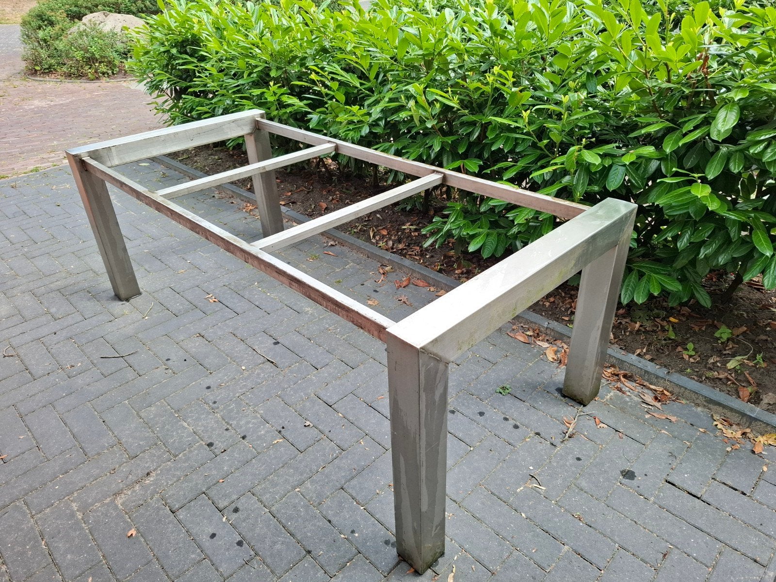 Hoogwaardig RVS AISI 316 tafelonderstel - Gebruikt, Ophalen, Gebruikt, Rechthoekig