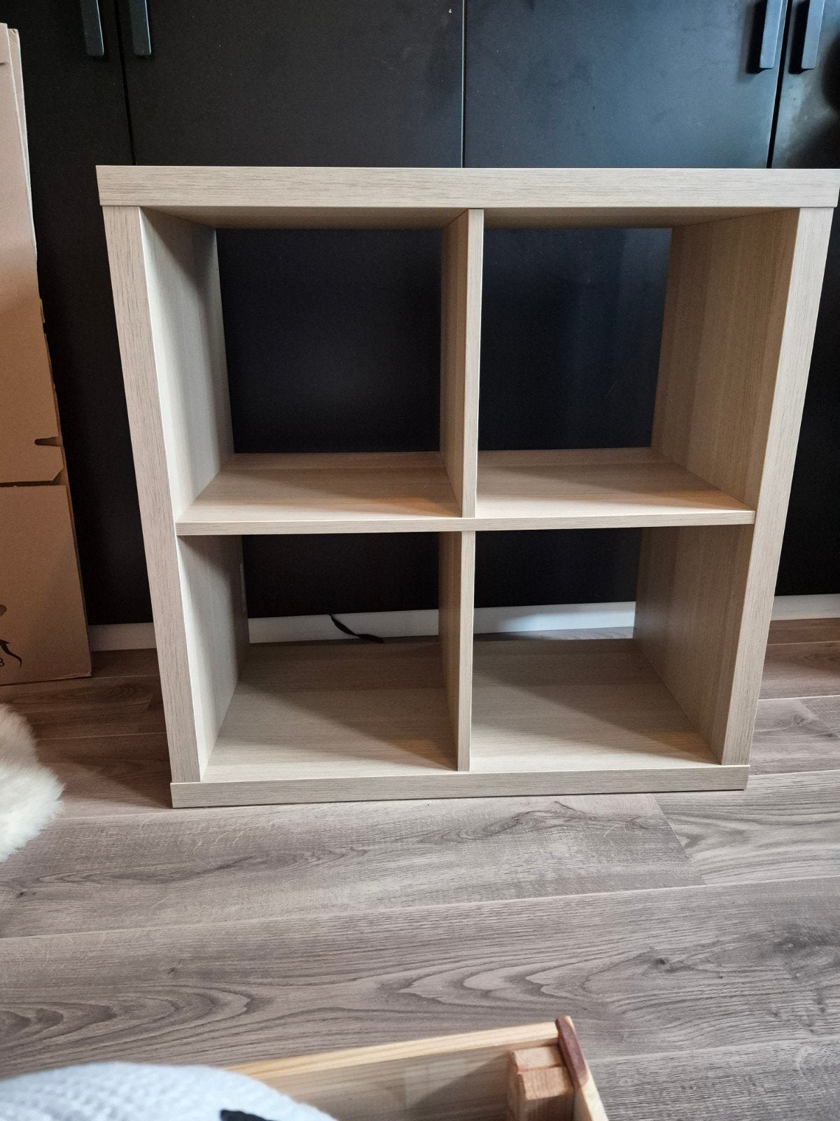 Kallax 4 vakken, nagenoeg nieuw, Huis en Inrichting, Ophalen, Zo goed als nieuw, Minder dan 150 cm, Minder dan 100 cm