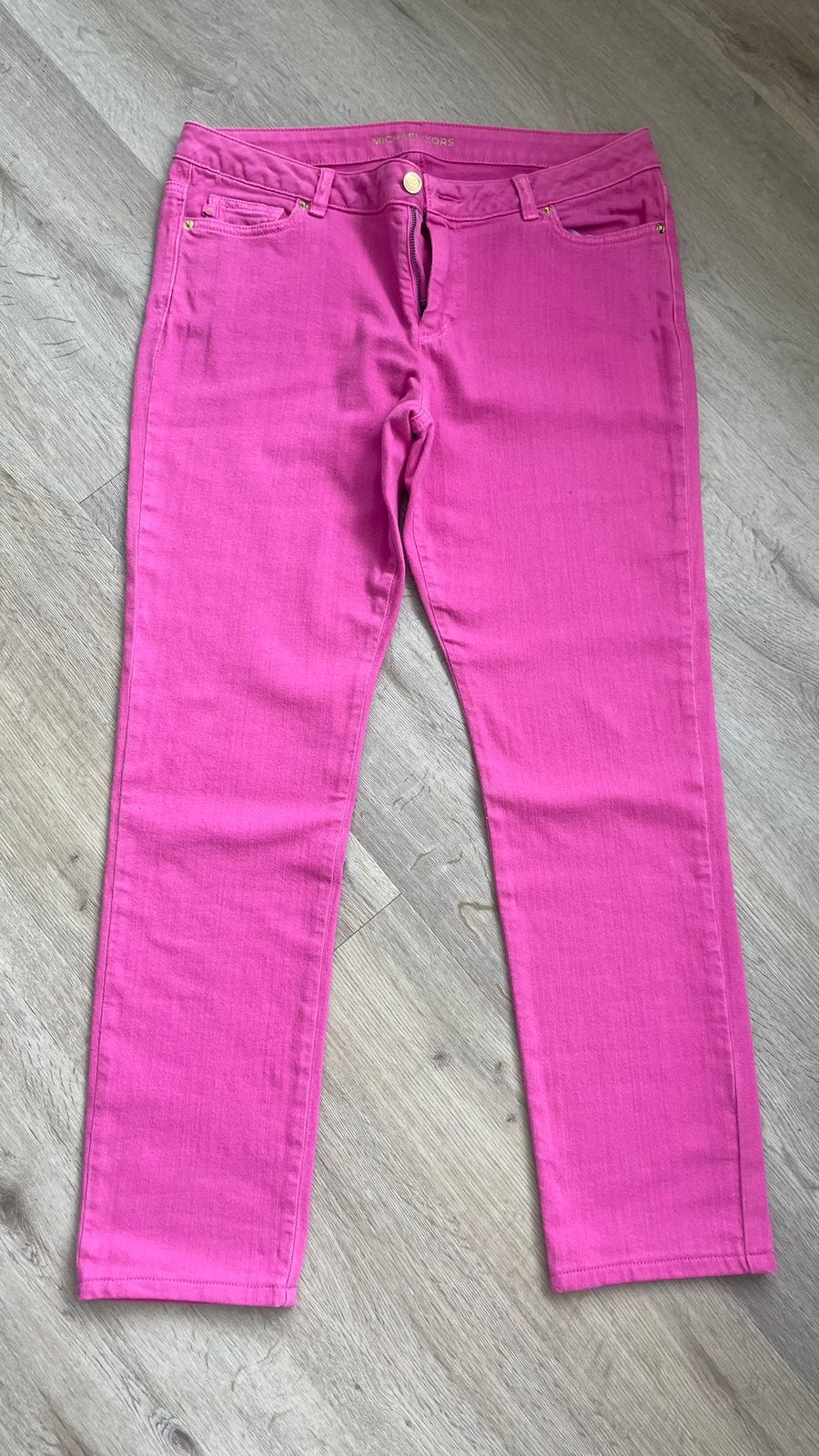 Fuchsia rose broek Micheal Kors - maat 10, Kleding | Dames, Broeken en Pantalons, Maat 38/40 (M), Ophalen of Verzenden, Zo goed als nieuw