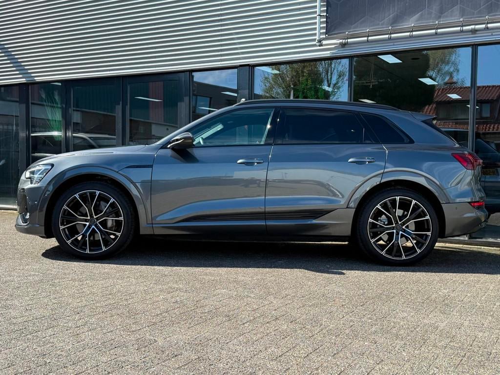 Audi E-tron 50 quattro Launch edition Black 71 kWh SOH 85%, Auto's, Automaat, 300 km, Vierwielaandrijving, 193 min