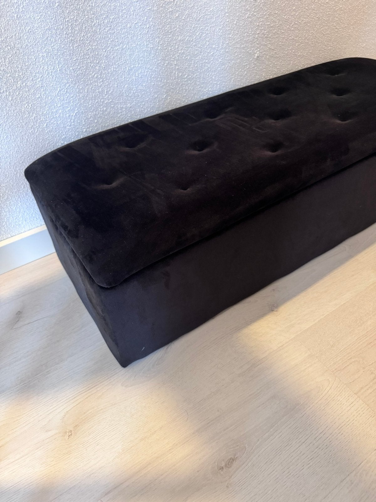 Suede opbergkist, Ophalen, Zo goed als nieuw, 50 tot 100 cm, Minder dan 50 cm