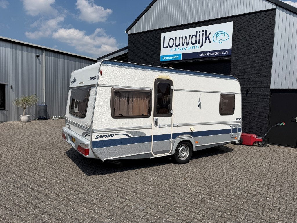 FENDT Saphir 470 TFB ’07 (Fransbed, Rondzit), Caravans en Kamperen, Caravans, Rondzit, Vast bed, Bedrijf, 750 - 1000 kg