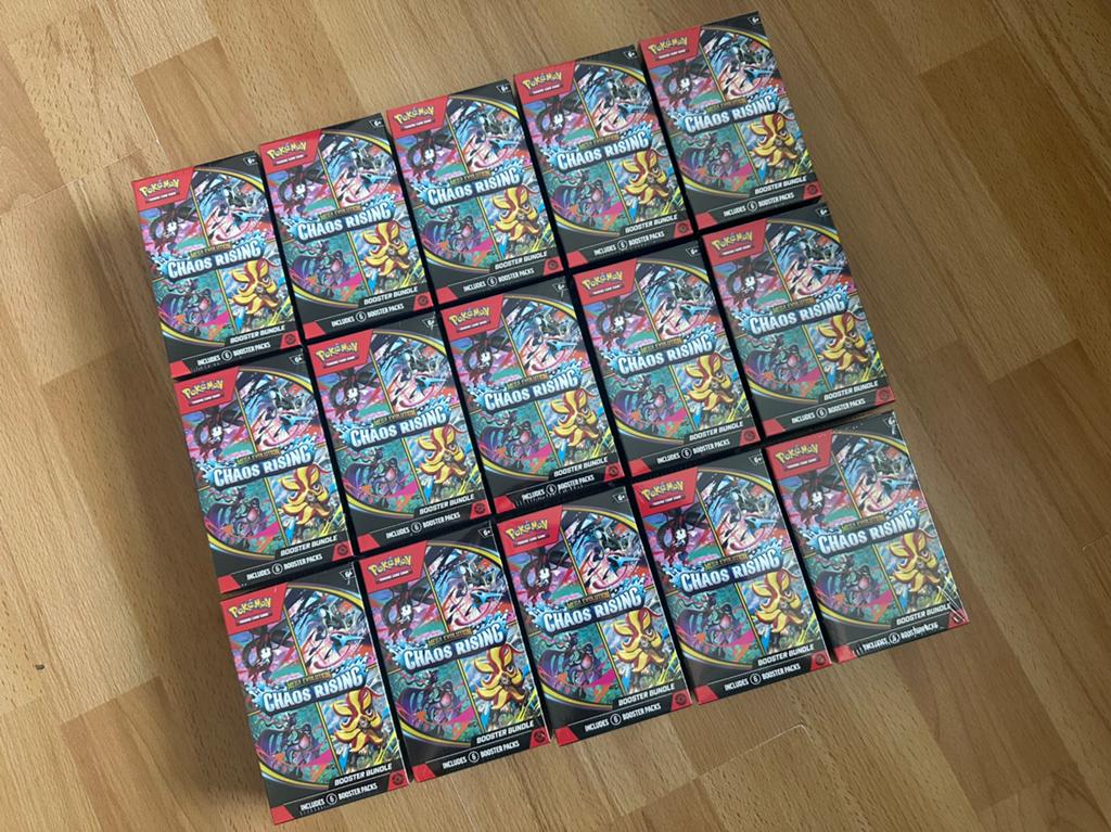 Pokémon MEGA Evolution Chaos Rising Booster Bundle NIEUW
