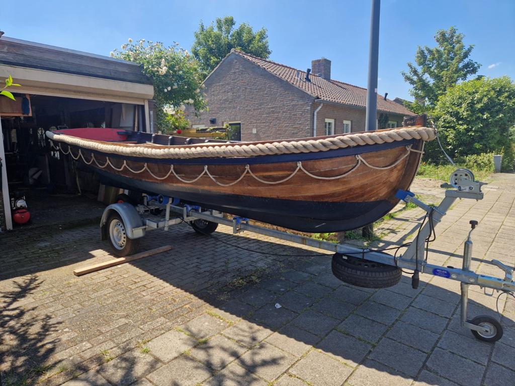Prachtige sloep 5.25mtr met buitenboordmotor 9.9pk, Watersport en Boten, Ophalen, Drie personen of meer