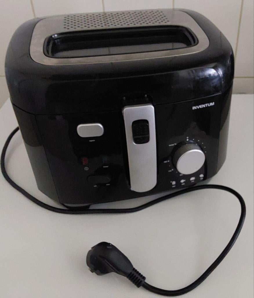 Inventum GF626 - Frituurpan - 2,5 liter - Zwart, Ophalen of Verzenden, Zo goed als nieuw