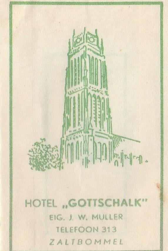 Sint Maartenskerk Gottschalk Zaltbommel - J Muller - tel 313, Verzamelen, Ophalen of Verzenden