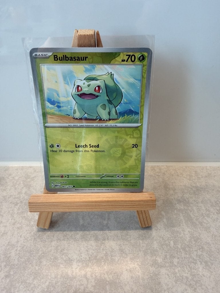 ** 151 Pokemon - Bulbasaur REVERSE HOLO **, Ophalen of Verzenden, Zo goed als nieuw