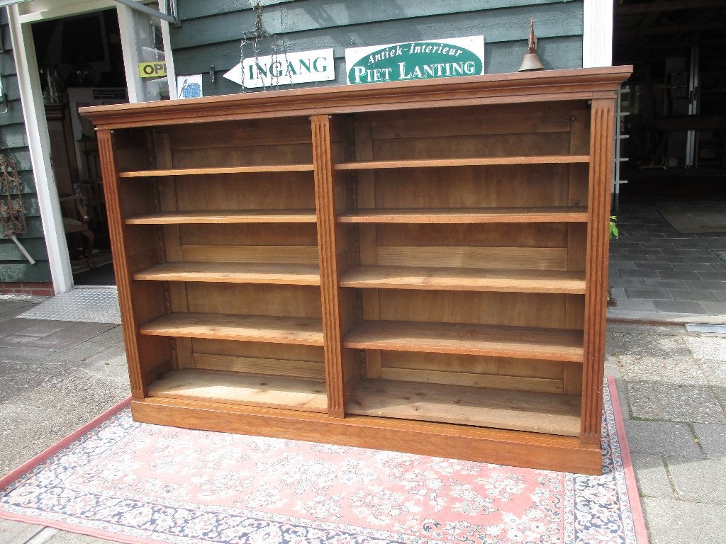 boekenkast - kast - eiken, Huis en Inrichting, Ophalen, Met plank(en), Eikenhout, 50 tot 100 cm