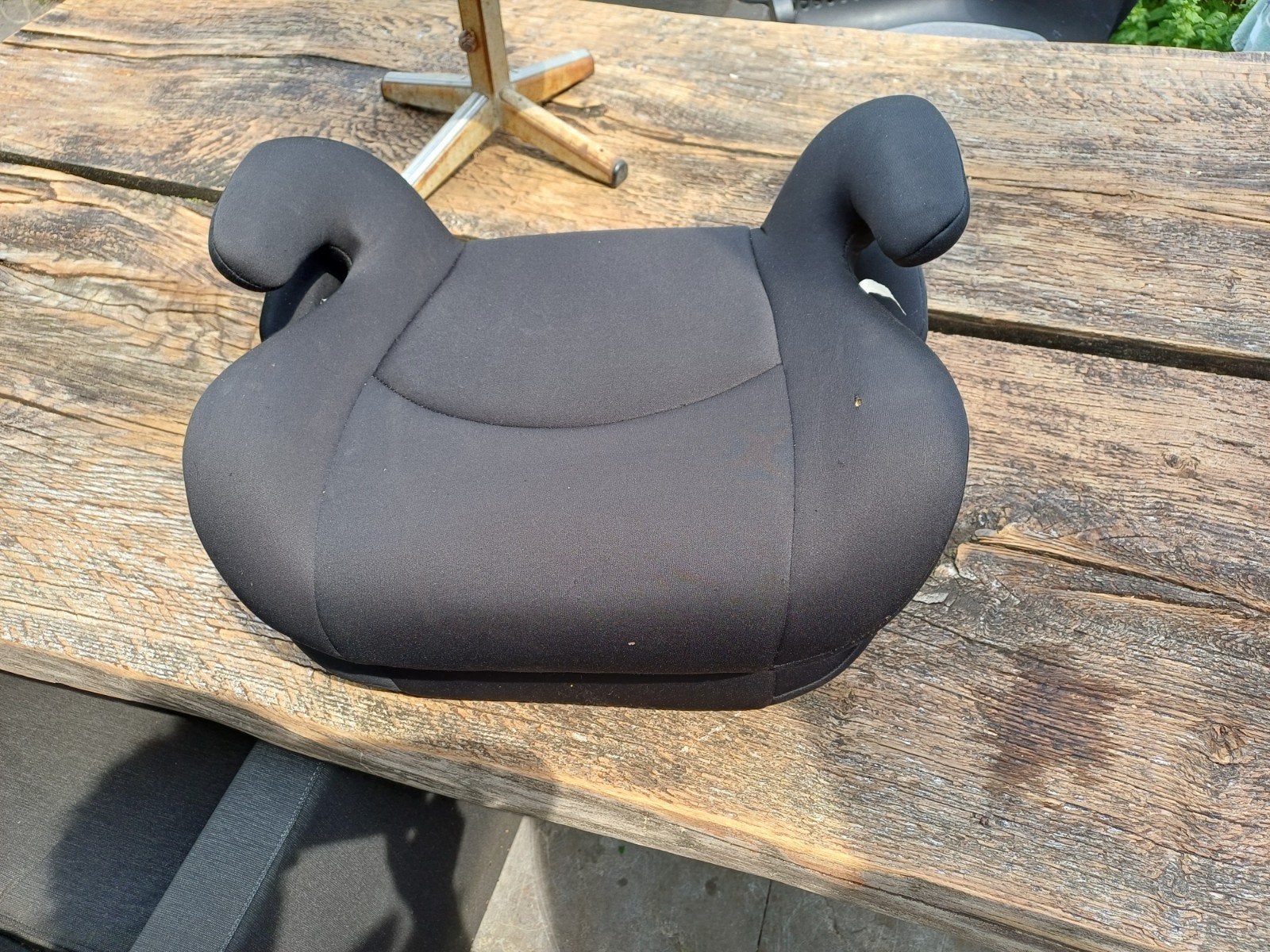 Zwarte autostoelverhoger, Ophalen, 15 t/m 36 kg, Overige merken, Autogordel
