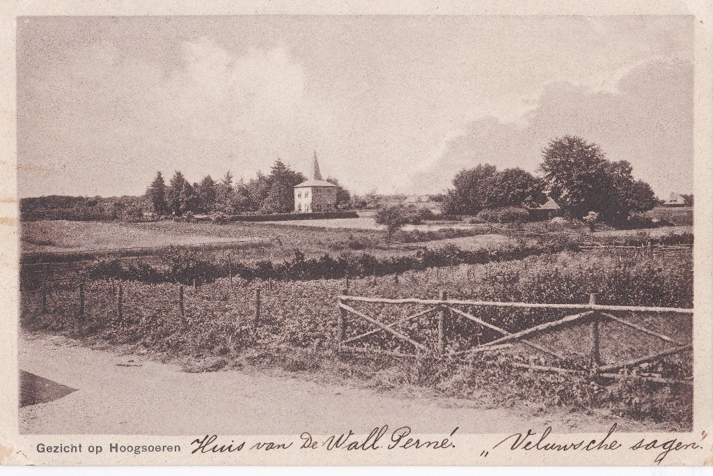 Hoogsoeren Gezicht op..., Ophalen of Verzenden, 1920 tot 1940, Ongelopen, Gelderland