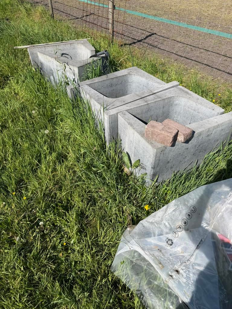 Betonelementen (L) / keerwanden, Tuin en Terras, Tegels en Klinkers, Ophalen, Nieuw, Beton, Overige typen