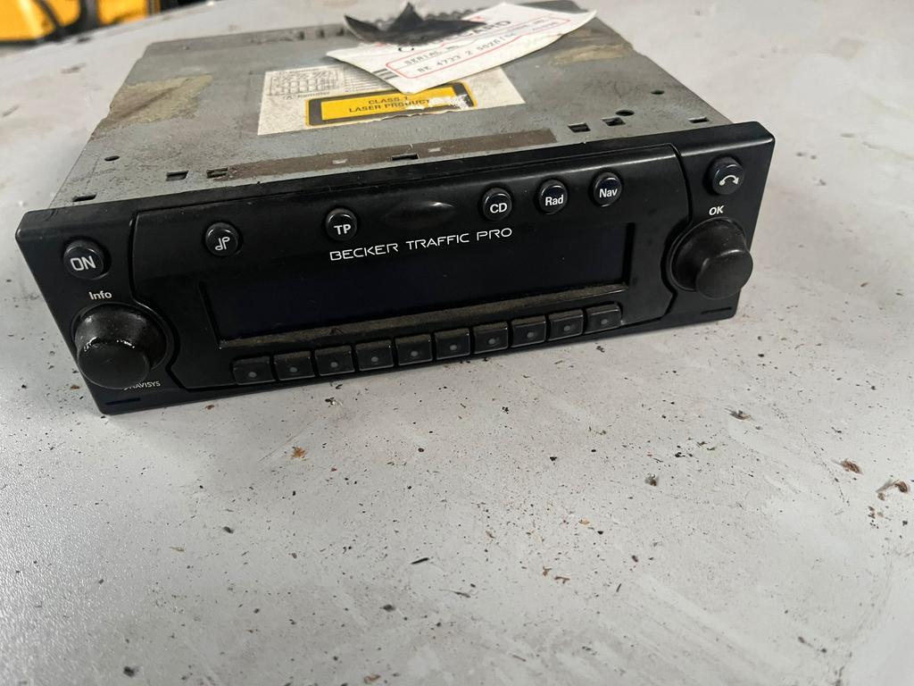 Becker traffic pro autoradio navigatie retro oldtimer, Ophalen of Verzenden, Gebruikt