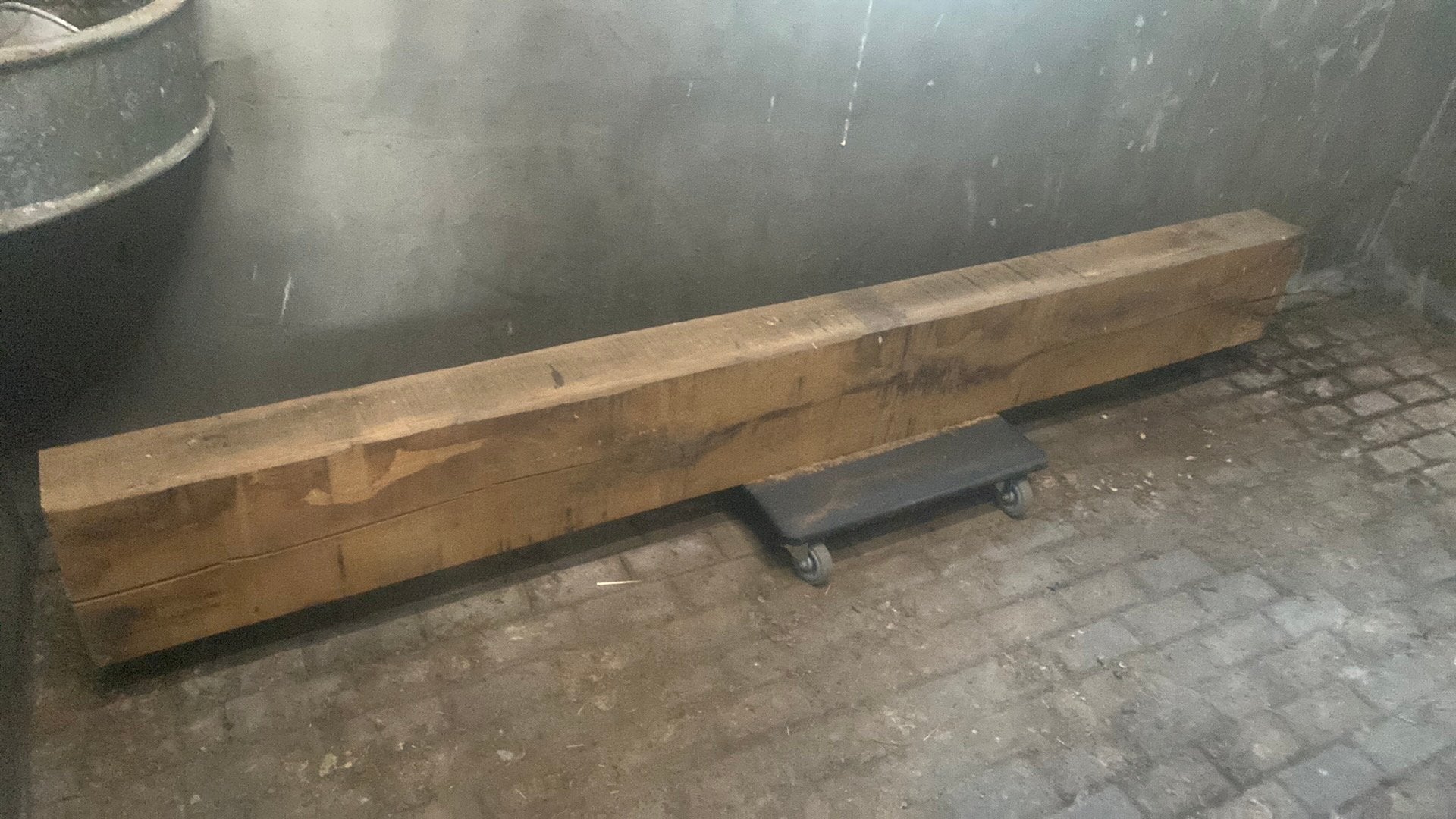 Eikenbalk, Ophalen, Zo goed als nieuw, 250 cm of meer, Balken