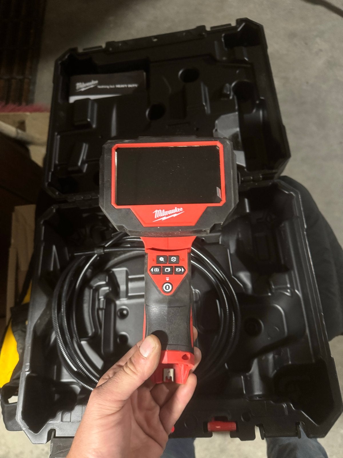Milwaukee M12 Inspectiecamera - Compact en Krachtig, Ophalen, Zo goed als nieuw, Overige typen, Milwaukee
