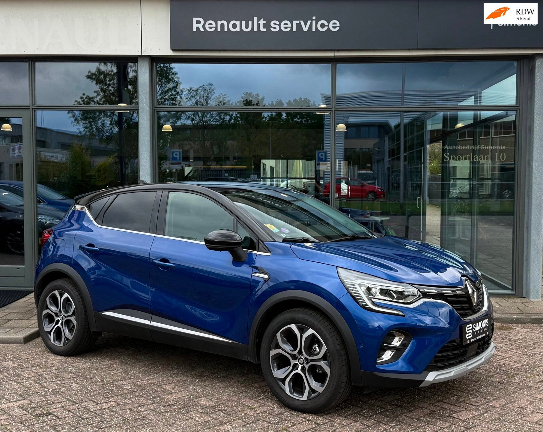 Renault Captur 1.3 mild hybrid 160 techno | 360 camera | Stu, Automaat, Gebruikt, Zwart, Blauw