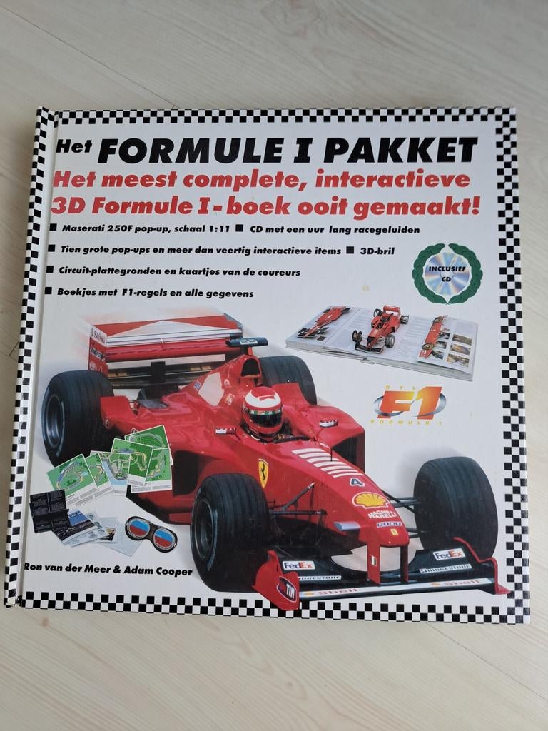 Het Formule 1 Pakket - Interactief 3D Boek met CD, Boeken, Auto's | Boeken, Zo goed als nieuw, Ferrari, Ophalen of Verzenden