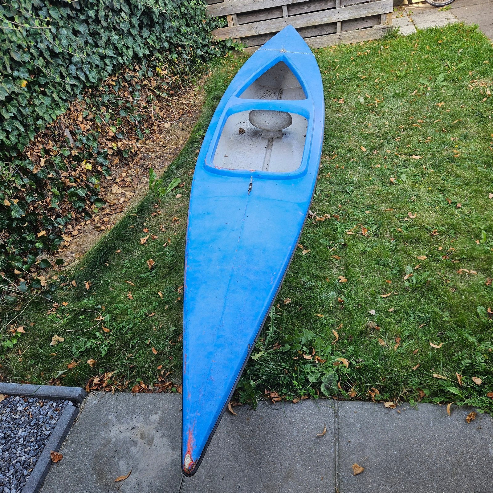 2 persoons kano te koop. Eventueel met loopkarretje., Watersport en Boten, Ophalen, Gebruikt, Zeekano, Met peddels