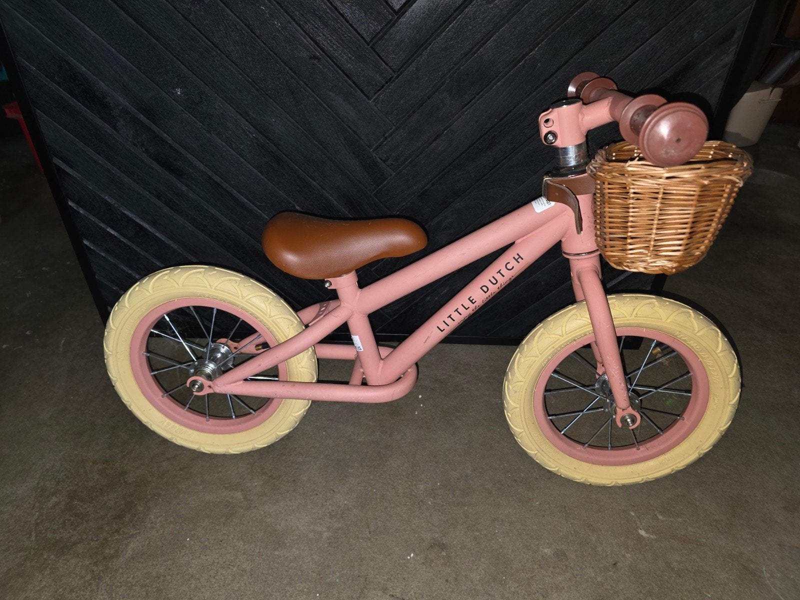 Little Dutch kinder loopfietsje - Roze, Ophalen of Verzenden