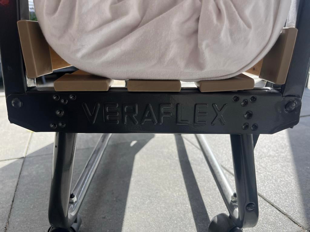 Veraflex opklapbed 1.80 x 90 cm - Zo goed als nieuw, Ophalen, Verstelbaar, 90 cm, Eenpersoons