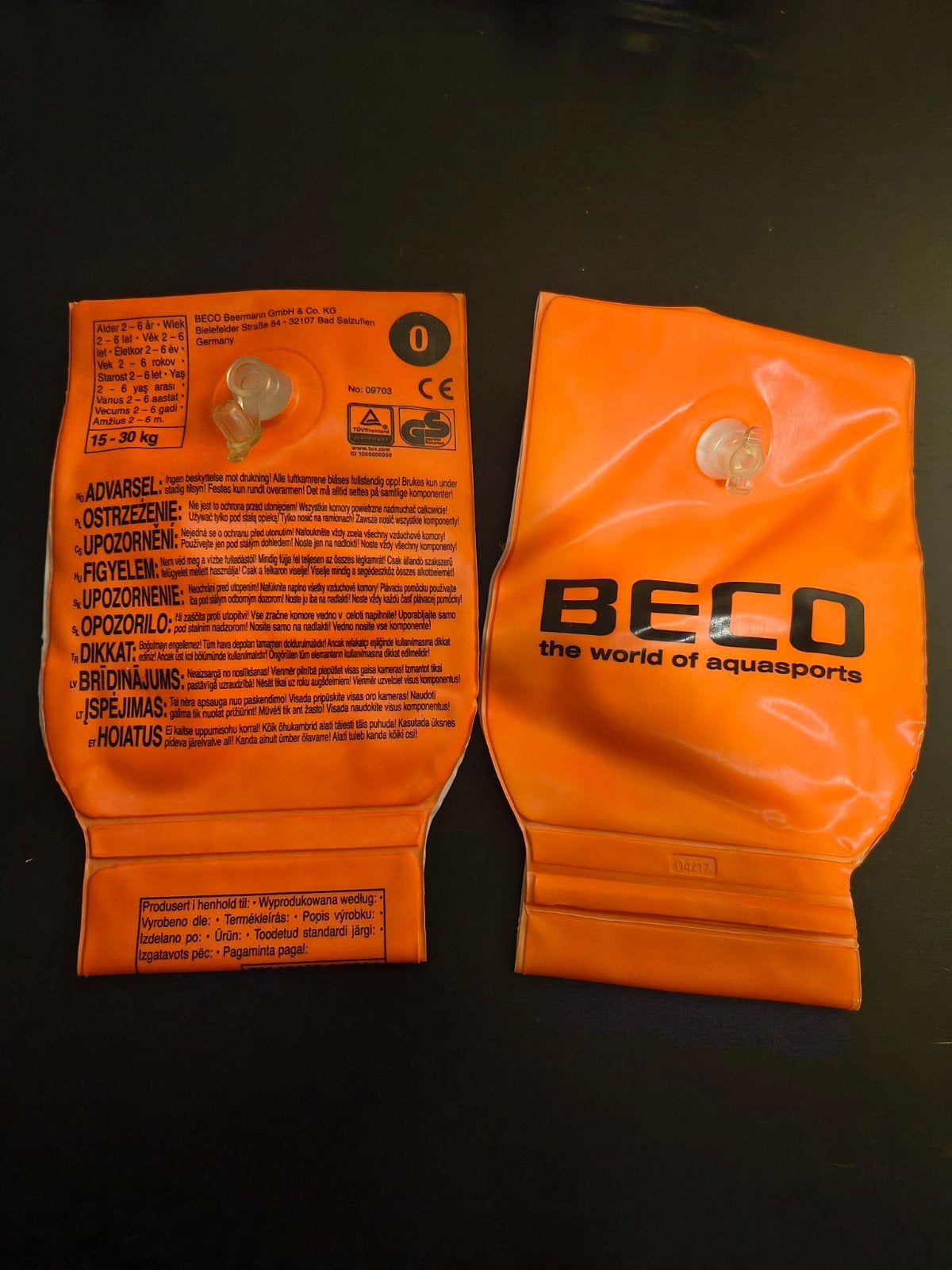 BECO Zwembandjes voor Kinderen 15-30 kg, Ophalen, Zo goed als nieuw, Jongen of Meisje