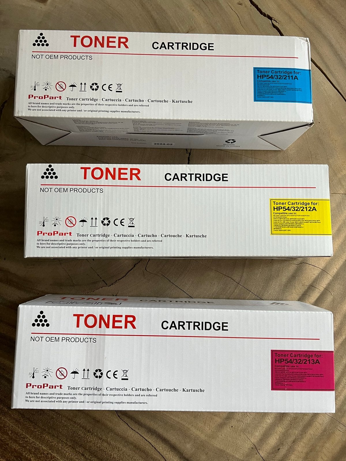 ProPart Toner Cartridges voor HP54/32/211A, 212A, 213A, Ophalen of Verzenden, Nieuw, Toner