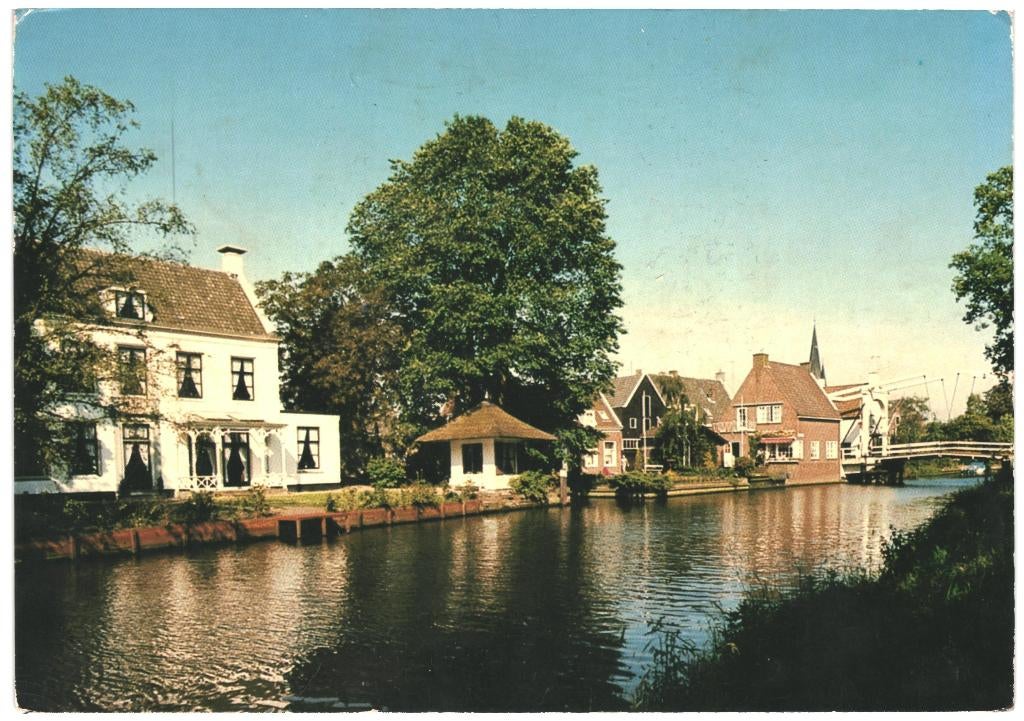 993057 Breukelen 683 Utr Vechtbrug Gelopen met postzegel