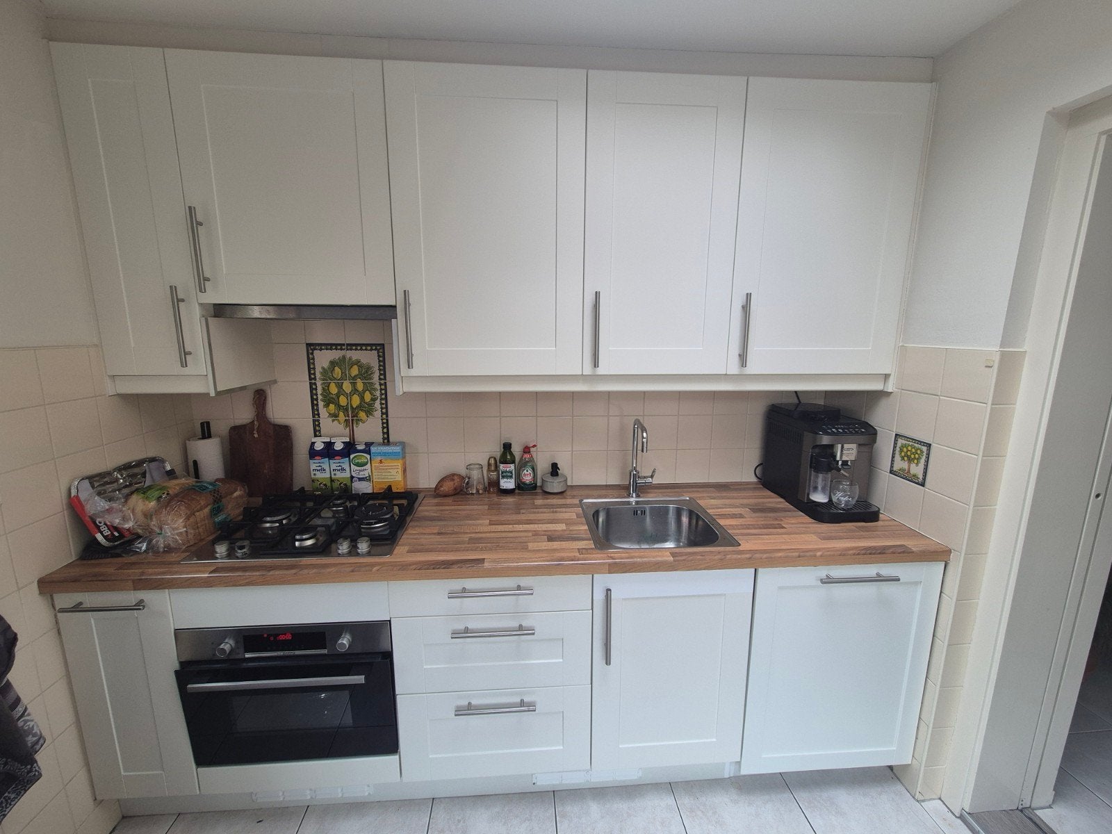 IKEA METOD keukenfronten + grepen + onderdelen |hele set €75, Ophalen, Gebruikt, Wit, Overige typen