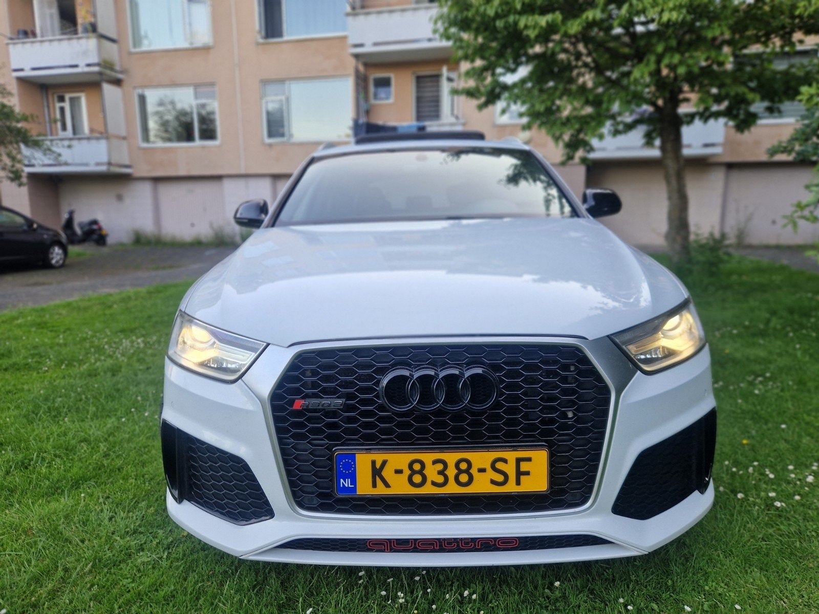 Audi Rsq3 340PK 2015 Wit, Auto's, Audi, Automaat, Leder en Stof, Vierwielaandrijving, Particulier