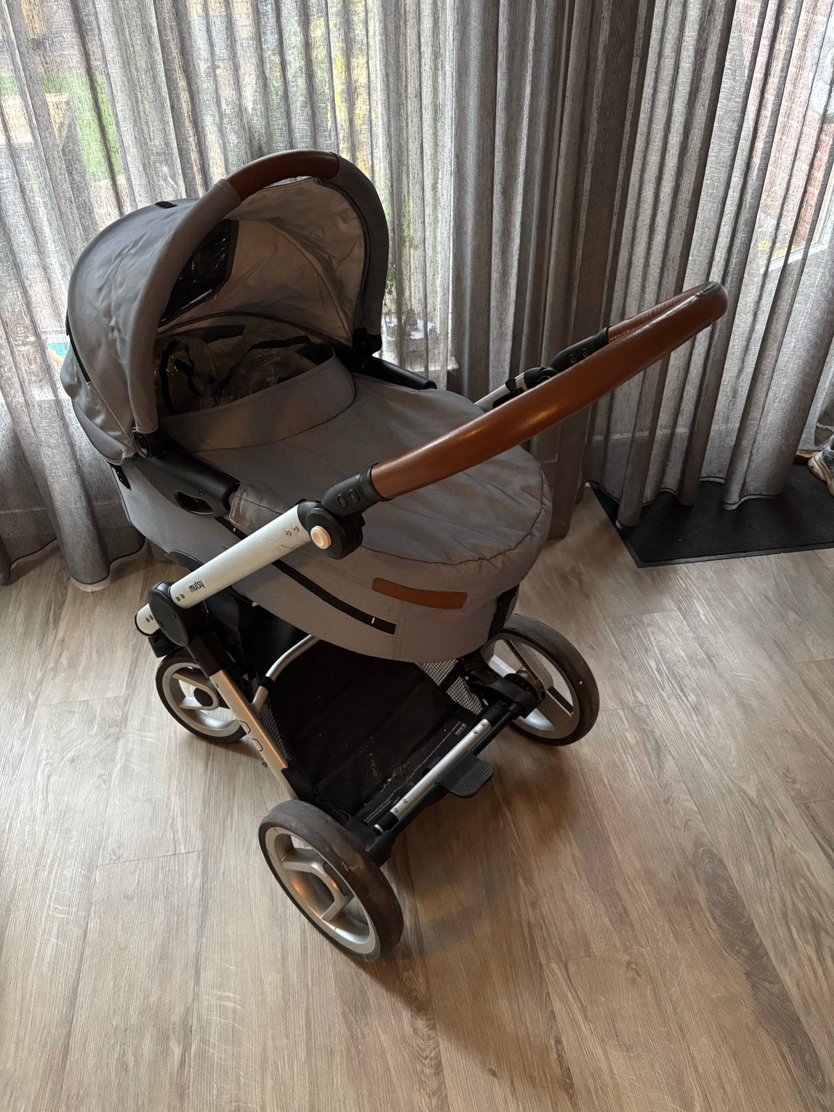 Mutsy kinderwagen evo incl. voetenzak, Gebruikt, Mutsy, Met reiswieg, Ophalen