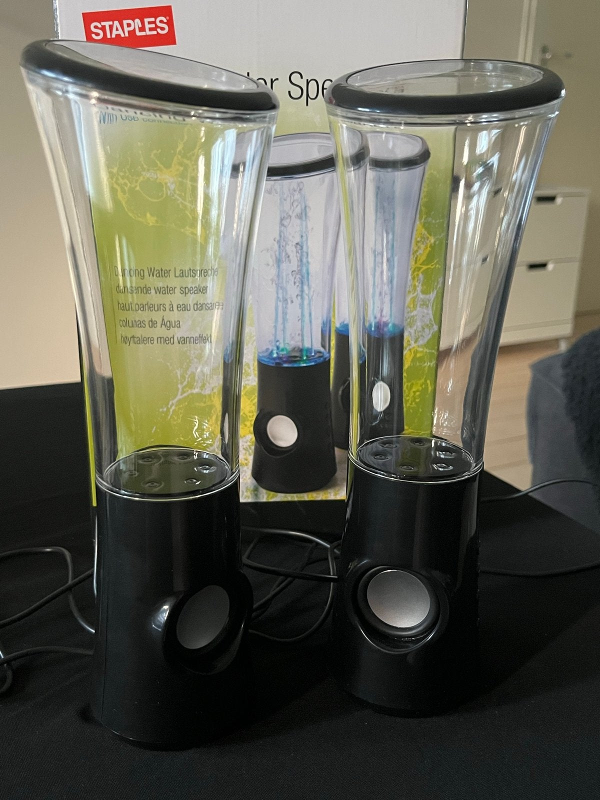 Staples Dancing Water Speakers met USB-aansluiting, Overige merken, Stereo speakers, Lichteffecten, Nieuw