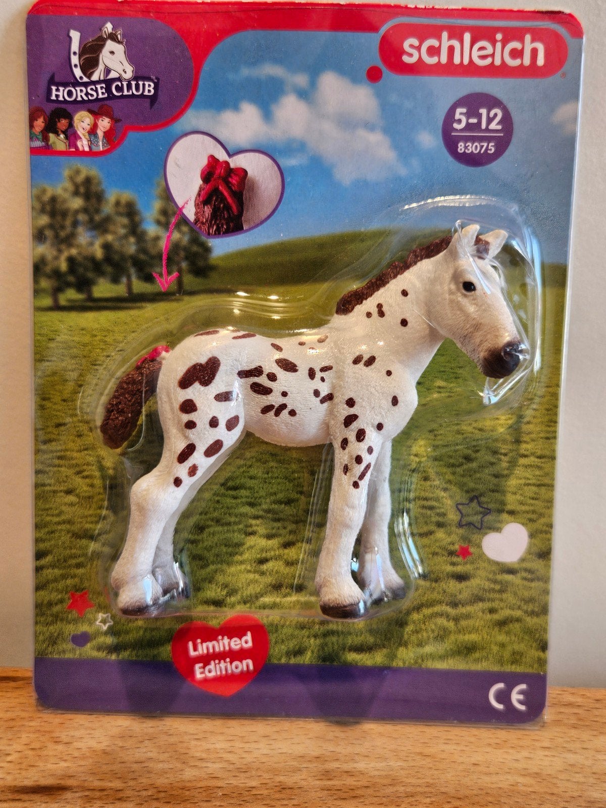 Schleich tijdschrift Ardenner veulen, Ophalen of Verzenden, Zo goed als nieuw, Paard, Beeldje of Figuurtje