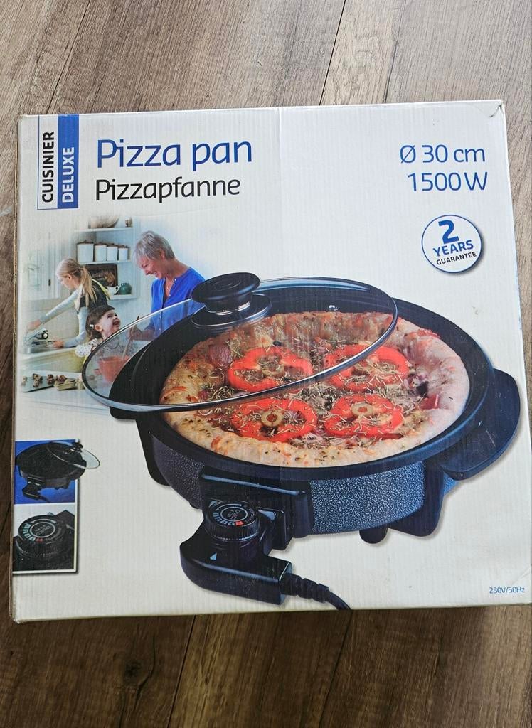 Pizzapan Cuisinier Deluxe Ø 30 cm 1500W, Ophalen of Verzenden