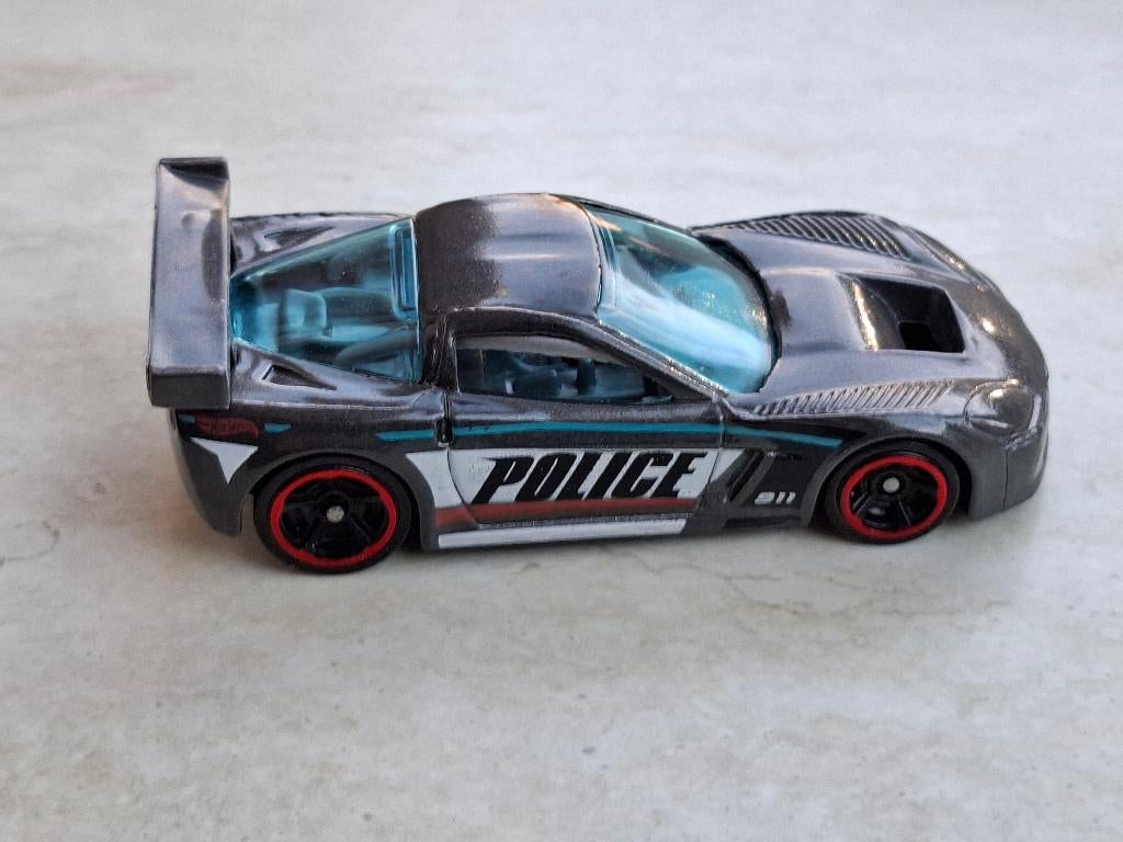 Corvette C6-R van Hot Wheels / Mattel 3 inch Police, Ophalen of Verzenden, Nieuw, Auto