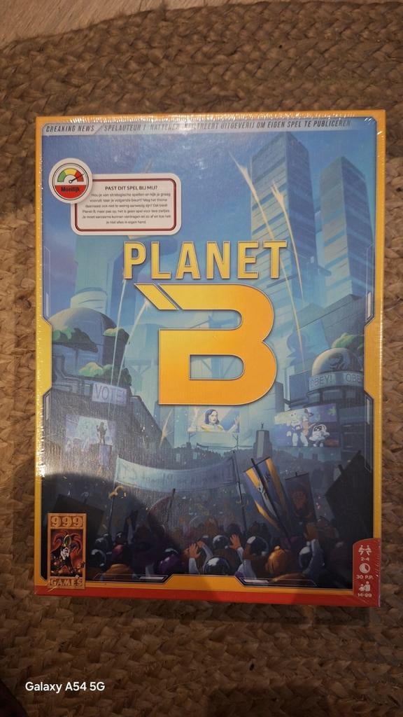 Planet B 999 games, Hobby en Vrije tijd, Gezelschapsspellen | Bordspellen, Ophalen of Verzenden, Nieuw
