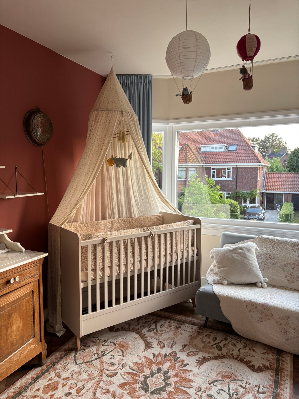 Canopy klamboe bedhemel Konges Slojd Petales, Ophalen of Verzenden, Zo goed als nieuw, Overige typen