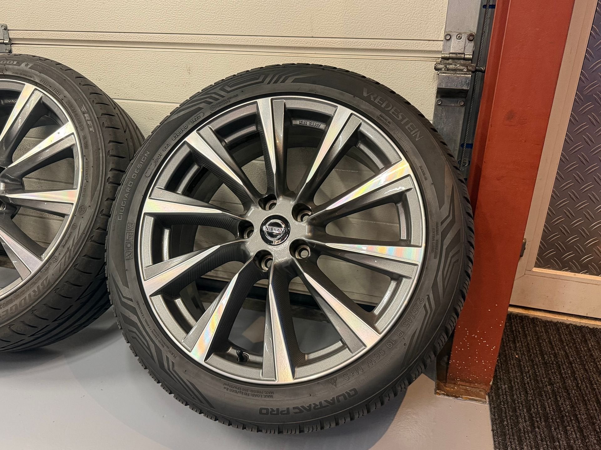 19inch Originele Nissan Qashqai Velgen set! 5 stuks! 5x114.3, 19 inch, Gebruikt, -, -