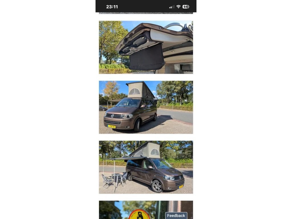 Volkswagen california (1055764), Automaat, Chemisch toilet, Buscamper of Camperbus, Koelkast