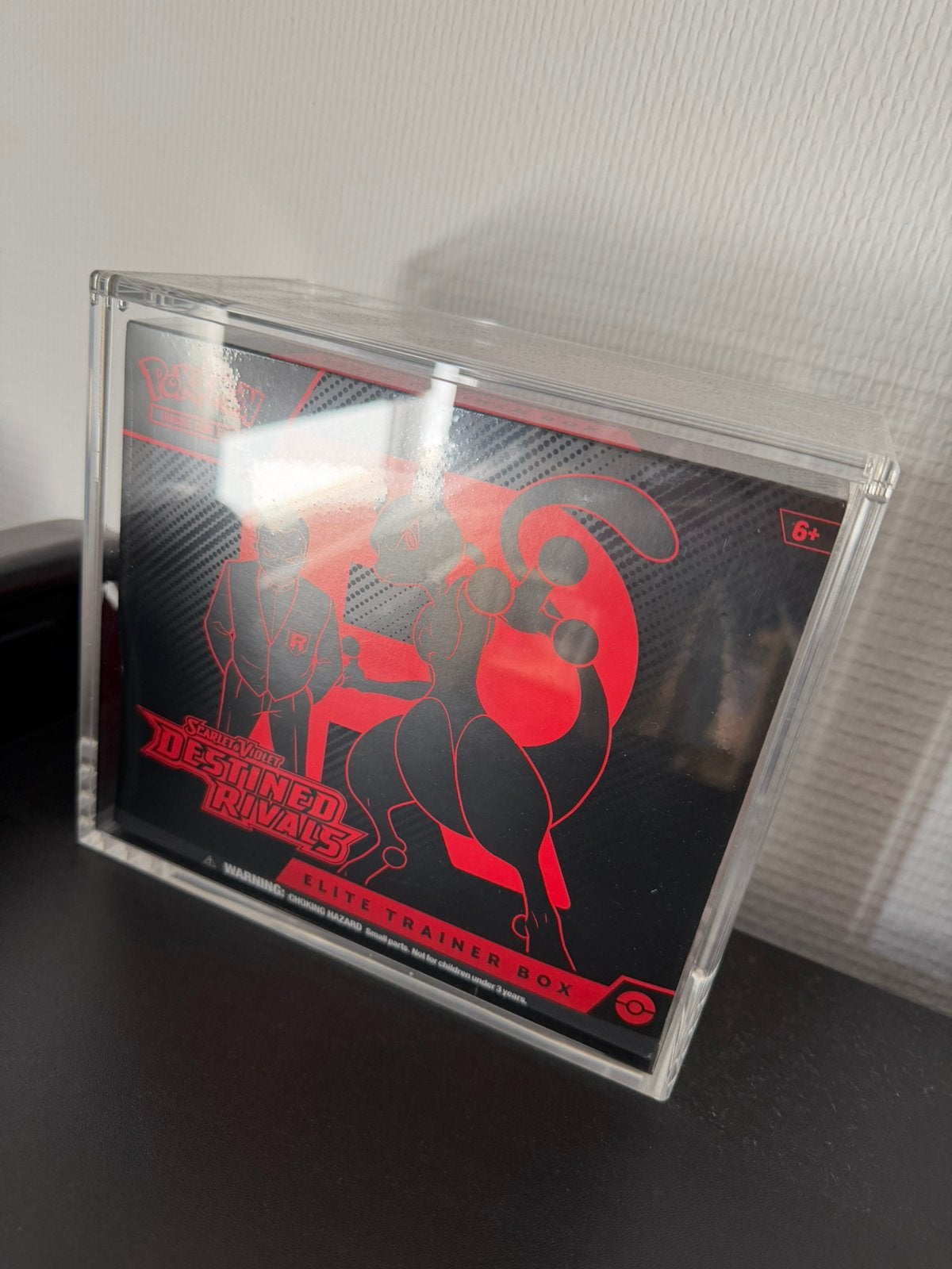 Pokemon destined rivals ETB arcyl case, Ophalen of Verzenden, Zo goed als nieuw, Meerdere kaarten, Foil