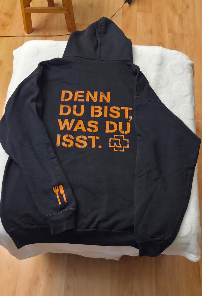 Rammstein Hoodie Vintage Mein teil Als nieuw, Ophalen, Zo goed als nieuw, Maat 52/54 (L), Zwart