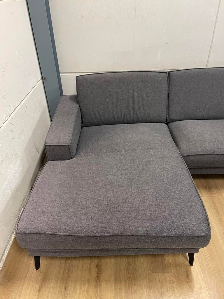 Mooie luxe grijze u bank - GEREINIGD!!!, Ophalen, Luxe, Hoekbank, 300 cm of meer