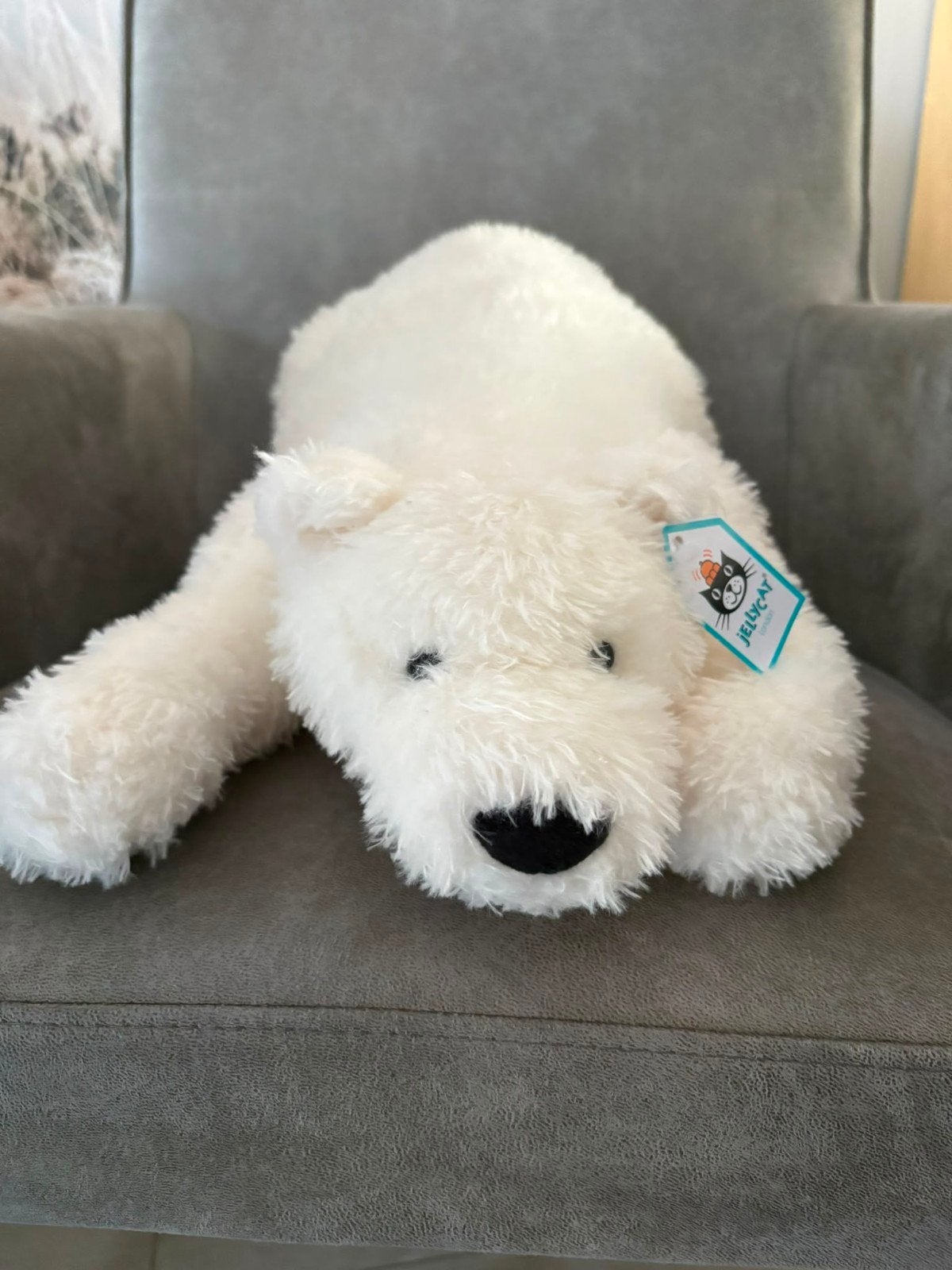 Jellycat Nozzy Polar Bear - Retired & Zeldzaam, Ophalen of Verzenden