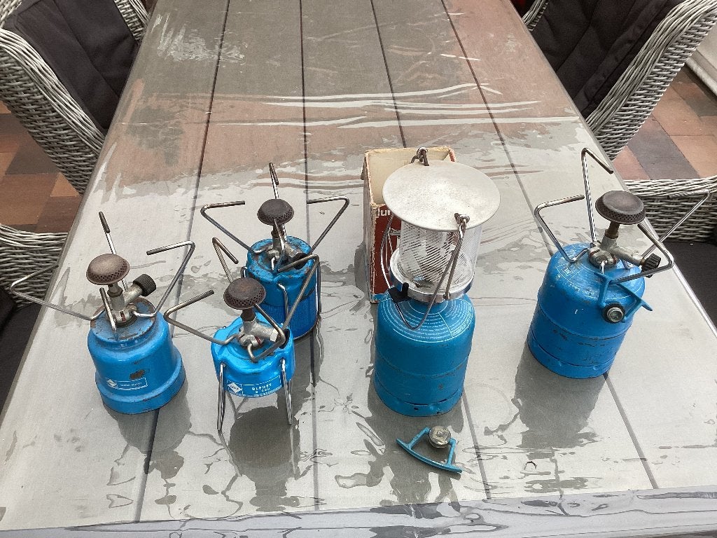 Set Camping gas, Caravans en Kamperen, Ophalen