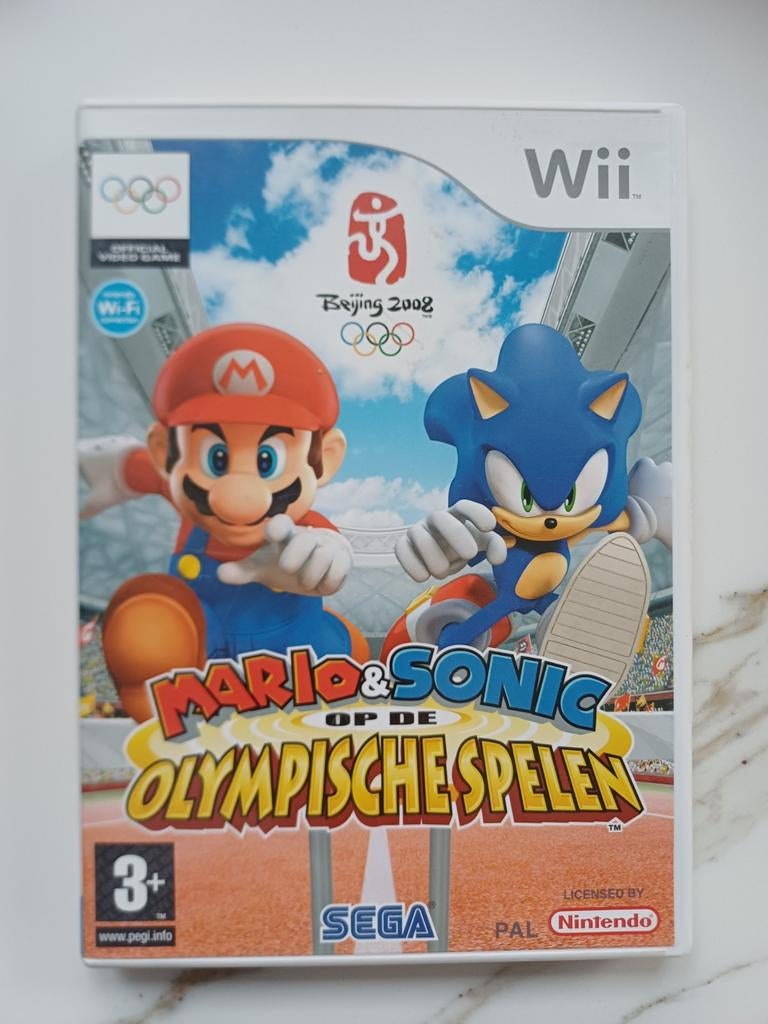 Nintendo Wii - Mario & Sonic Olympische spelen, Spelcomputers en Games, Ophalen of Verzenden, Zo goed als nieuw, Sport, 3 spelers of meer